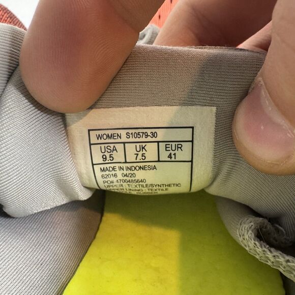 Saucony Ride 13 Women's Size 9.5 Orange Lace Up Running Shoes Sneakers Athletic - Picture 8 of 8